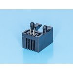 TJ4-6P4C, Розетка RJ14 телефонная на плату тип 4