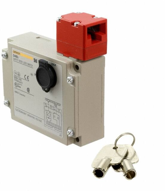 D4BL-2DRG, D4BL Series Solenoid Interlock Switch, Power to Lock, 24V dc, 2NC/1NC