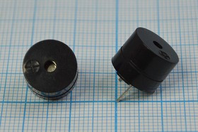 Излучатель пульсирующего звука магнитоэлектрический с генератором 12В, диаметр 12мм, Pulse згм 12x 9