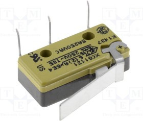 XCG11-J1Z1, Переключатель микропереключатель SNAP ACTION, с рычагом, SPDT, 5A/250ВAC, IP40