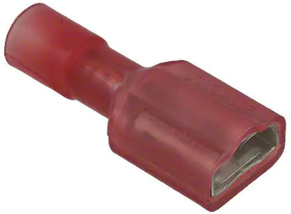DNF18-110FIB-C, FEMALE DISCONNECT, 2.8MM, 18AWG, RED