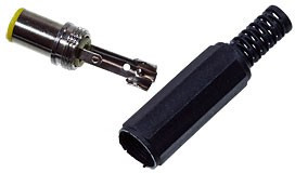 3-270, Разъем питания штекер 7x1.2x9.5мм пластик на кабель