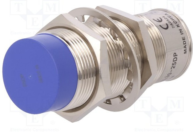 PRDCML30-25DP, Датчик: индуктивный, Конф.выхода: PNP / NO, 0-25мм, 10-30ВDC, М30