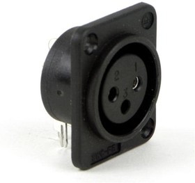 PD3FRA2, XLR Connectors QG PLASTIC PANEL MNT