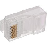 Коннектор ITK (CS3-1C5EU) UTP кат.5e RJ45 прозрачный (упак.:1шт) Коннектор ITK (CS3-1C5EU) UTP кат.5e RJ45 прозрачный (упак.:1шт)