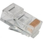 Коннектор ITK (CS3-1C5EU) UTP кат.5e RJ45 прозрачный (упак.:1шт) Коннектор ITK (CS3-1C5EU) UTP кат.5e RJ45 прозрачный (упак.:1шт)
