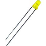 FYL-3014YD1A, светодиод желтый 3мм 588нм 35мКд