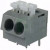 PCB terminal, 2 pole, pitch 5 mm, AWG 20-12, 24 A, cage clamp, gray, 804-102