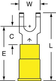 MVU10-10FFBK, Terminals D-12-1103K BS-23-10-P 85505