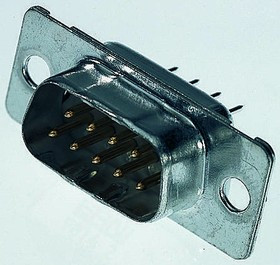 003553, TMC 15 Way Through Hole D-sub Connector Socket, 2.84mm Pitch