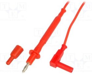 PJ4419F4-100-R, Измерительный провод, 20А, в корпусе, Uном: 1кВ, Дл: 1м, красный PJ4419F4-100-R, Измерительный провод, 20А, в корпусе, Uном: 1кВ, Дл: 1м, красный