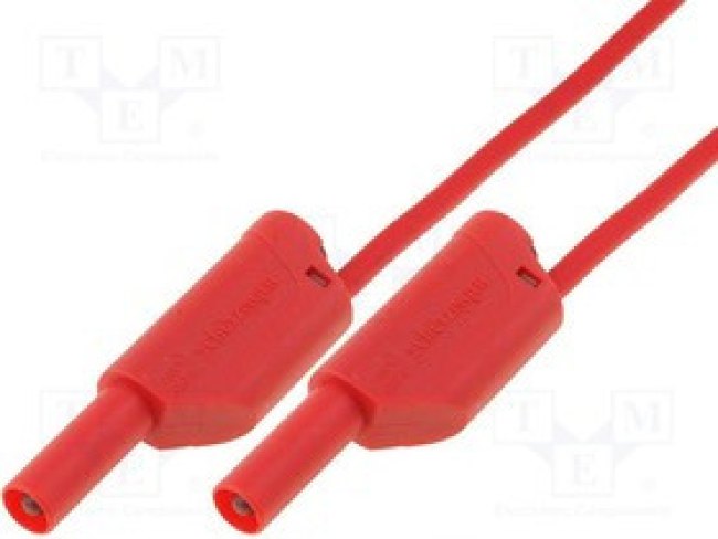 VSFK60002515-RT, Измерительный провод, ПВХ, 1,5м, красный, 32А