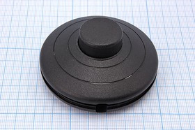 Выключатель кнопка,напольная для лампы, черный, 250В/2А ,ON-OFF ,KC05-307; №9104 ПКн\250\ 2,0\SPST\d70\ чер\чер\\2C\\выкл напольный