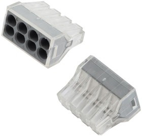 General Клемма строительно-монтажная СМК 8-проводная 0.75-2.5 мм2 50шт 800491 GTER6-08