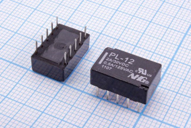 Реле 12В, PL-12, 2A 30V/0,5A 125V; №7432 реле 12В\\PL-12\2A 30V/0,5A 125V Реле 12В, PL-12, 2A 30V/0,5A 125V; №7432 реле 12В\\PL-12\2A 30V/0,5A 125V