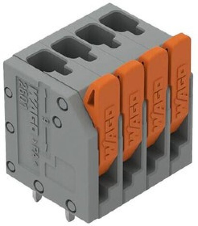 2601-3104, TERMINAL BLOCK, WIRE TO BRD, 4POS, 16AWG