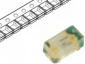 LL-S160UGC-2B, LED; SMD; 0402; yellow green; 10?15mcd; 1x0.5x0.45mm; 120°; 20mA