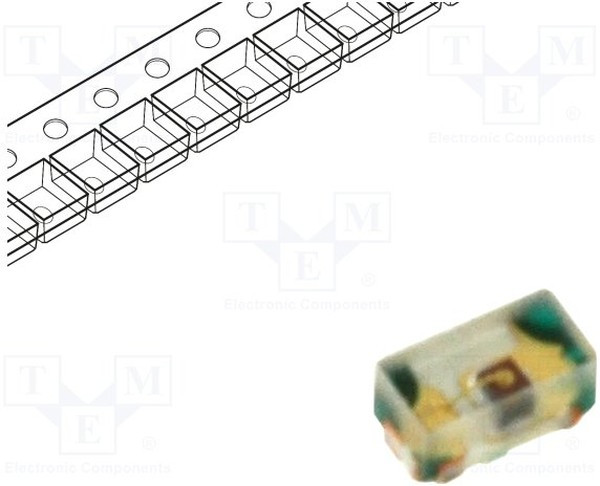 LL-S160UGC-2B, LED; SMD; 0402; yellow green; 10?15mcd; 1x0.5x0.45mm; 120°; 20mA LL-S160UGC-2B, LED; SMD; 0402; yellow green; 10?15mcd; 1x0.5x0.45mm; 120°; 20mA