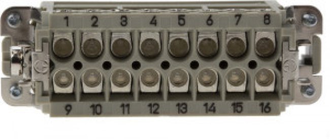 09200161541, Heavy Duty Power Connectors HAN 16A PG16 SIDE METAL HOOD