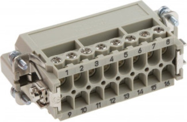 09200161541, Heavy Duty Power Connectors HAN 16A PG16 SIDE METAL HOOD