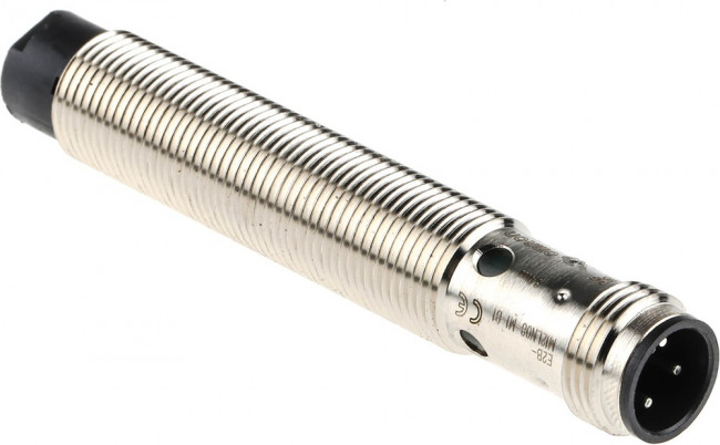 E2B-M12LN08-M1-B1, Inductive Barrel-Style Proximity Sensor, M12 x 1, 8 mm Detection, PNP Output, 12 24 V dc, IP67