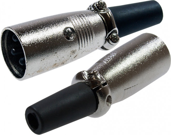 14-0514, разъем canon штекер XLR на кабель l=60.00 мм