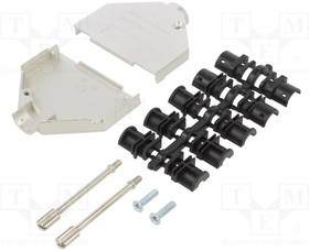 DTZK25-M3-K, Корпус для разъемов D-Sub, D-Sub 25pin, D-Sub HD 44pin, прямой