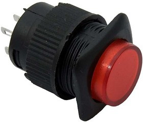 R16-504AD-R Lock, Кнопочный переключатель R16-504AD-R с замком