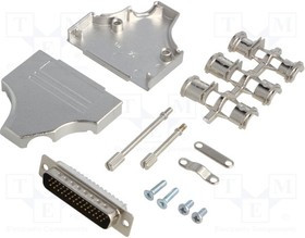 MHDM35-25-HDP44-K, Разъем D-Sub HD; PIN: 44; вилка; "папа"; угловой;