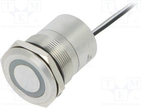 BG-MC25LCSGR, Переключатель: емкостный, Пол: 2, SPST-NC, 0,01A/12ВDC, IP68, 20мОм