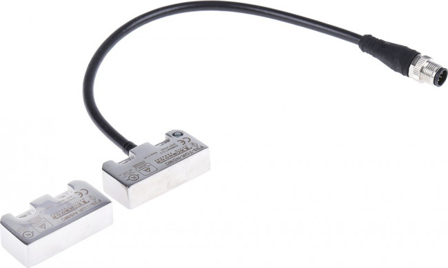 F3S-TGR-NSMC-21-M1J8, F3S-TGR-N_C Series Magnetic Non-Contact Safety Switch, 24V dc, Stainless Steel Housing, NO/2NC, M12 F3S-TGR-NSMC-21-M1J8, F3S-TGR-N_C Series Magnetic Non-Contact Safety Switch, 24V dc, Stainless Steel Housing, NO/2NC, M12