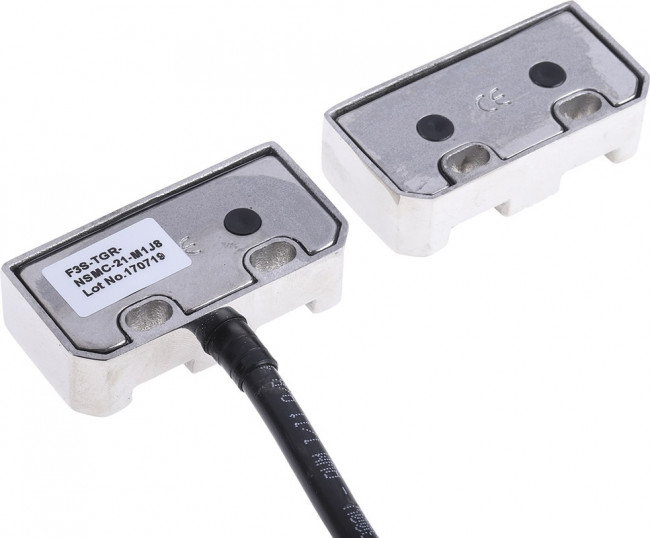 F3S-TGR-NSMC-21-M1J8, F3S-TGR-N_C Series Magnetic Non-Contact Safety Switch, 24V dc, Stainless Steel Housing, NO/2NC, M12 F3S-TGR-NSMC-21-M1J8, F3S-TGR-N_C Series Magnetic Non-Contact Safety Switch, 24V dc, Stainless Steel Housing, NO/2NC, M12