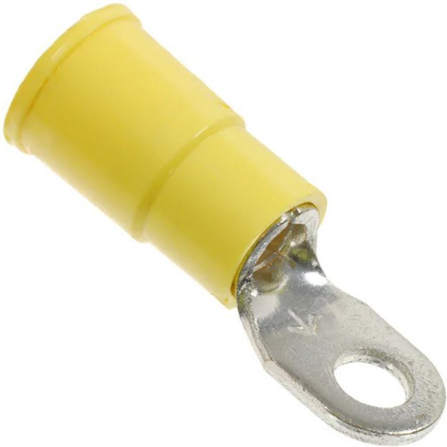 RV10-6Q, Terminals RING VNYL INS HIGHLAND BAG, 25/BAG