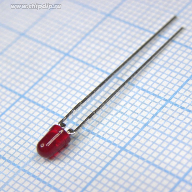 HLMP-1301, Светодиод, Красный, Сквозное Отверстие, T-1 (3mm), 10 мА, 1.9 В, 626 нм HLMP-1301, Светодиод, Красный, Сквозное Отверстие, T-1 (3mm), 10 мА, 1.9 В, 626 нм