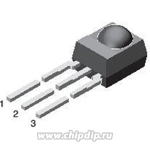 TSOP34836, ИК-приемник дистанционный, 36кГц 45м TSOP34836, ИК-приемник дистанционный, 36кГц 45м