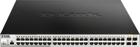 DL-DGS-1210-52P/ME/B1A, Коммутатор 24 10/100/1000Base-T PoE, 24 10/100/1000Base-T и 4 1000Base-X SFP портами DL-DGS-1210-52P/ME/B1A, Коммутатор 24 10/100/1000Base-T PoE, 24 10/100/1000Base-T и 4 1000Base-X SFP портами