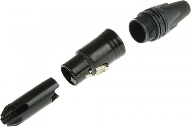 NC5FXX-BAG, XLR Cable Socket, Socket, Straight, Cable Mount, 5 Poles