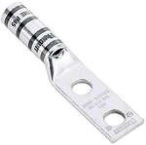 LCC4-14AW-L, Terminals Copper Comp. Lug 2H #4-3 AWG 1/4 LCC4-14AW-L, Terminals Copper Comp. Lug 2H #4-3 AWG 1/4