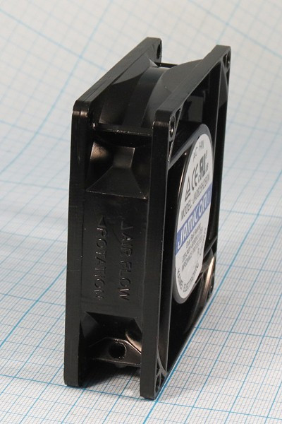 Вентилятор 80x80x25, напряжение 220В, ток 0,05А, выводы 2L, подшипник качения, JA0825H2B0N-L JAMI