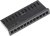 280514, Conn Housing RCP 12 POS 2.54mm Crimp ST Black Bag