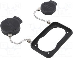 HPT-CAPD, Аксессуары разъемов: защитная крышка, двойное, Серия: HPT, IP65