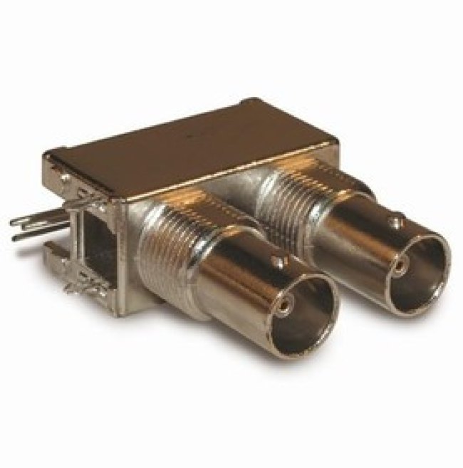 112707, RF Connectors / Coaxial Connectors BNC DUAL STACK PCB RECPT METAL 112707, RF Connectors / Coaxial Connectors BNC DUAL STACK PCB RECPT METAL