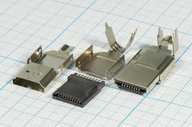 № 14890 шт HDMI\19HP\каб\ мет\HDMI-M19SP\