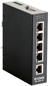 DIS-100G-5W/A1A Промышленный неуправляемый коммутатор с 5 портами 10/100/1000Base-T (437908)