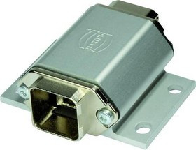 09352210501, Modular Connectors / Ethernet Connectors HAN PP RJ45 GENDERCHANGER