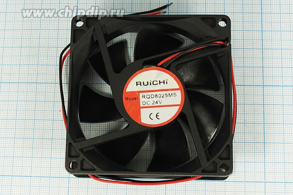 Вентилятор, 24Вольта, 80x80x25мм, 0.08А, подшипник скольжения, 3000 оборотов/мин; Q-ВН142S вент 80x80x25\ 24В\0,08А\2L\ПС\ RQD8025MS\Tidar Вентилятор, 24Вольта, 80x80x25мм, 0.08А, подшипник скольжения, 3000 оборотов/мин; Q-ВН142S вент 80x80x25\ 24В\0,08А\2L\ПС\ RQD8025MS\Tidar