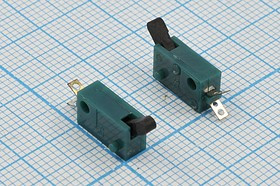 Микропереключатель 50В/0.3А, концевой включатель OFF-(ON); №9147 ПКонц 10x 4 x 6\ 50\ 0,3\OFF-(ON)\\ 13угл\ID-1140\