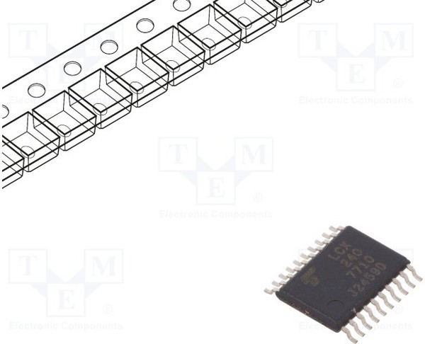 74LCX240FTAE, IC: digital; buffer,inverting,line driver; Ch: 8; SMD; TSSOP20; LCX 74LCX240FTAE, IC: digital; buffer,inverting,line driver; Ch: 8; SMD; TSSOP20; LCX