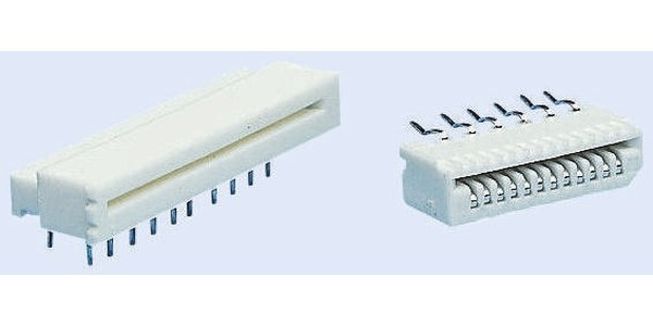 39-53-2164, FFC &amp; FPC Connectors 16CKT RA THRUHOLE TOP CONTACT