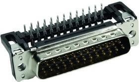 09653226801, D-Sub Standard Connectors DSUB SV ML SSDP ANG73-254 25P